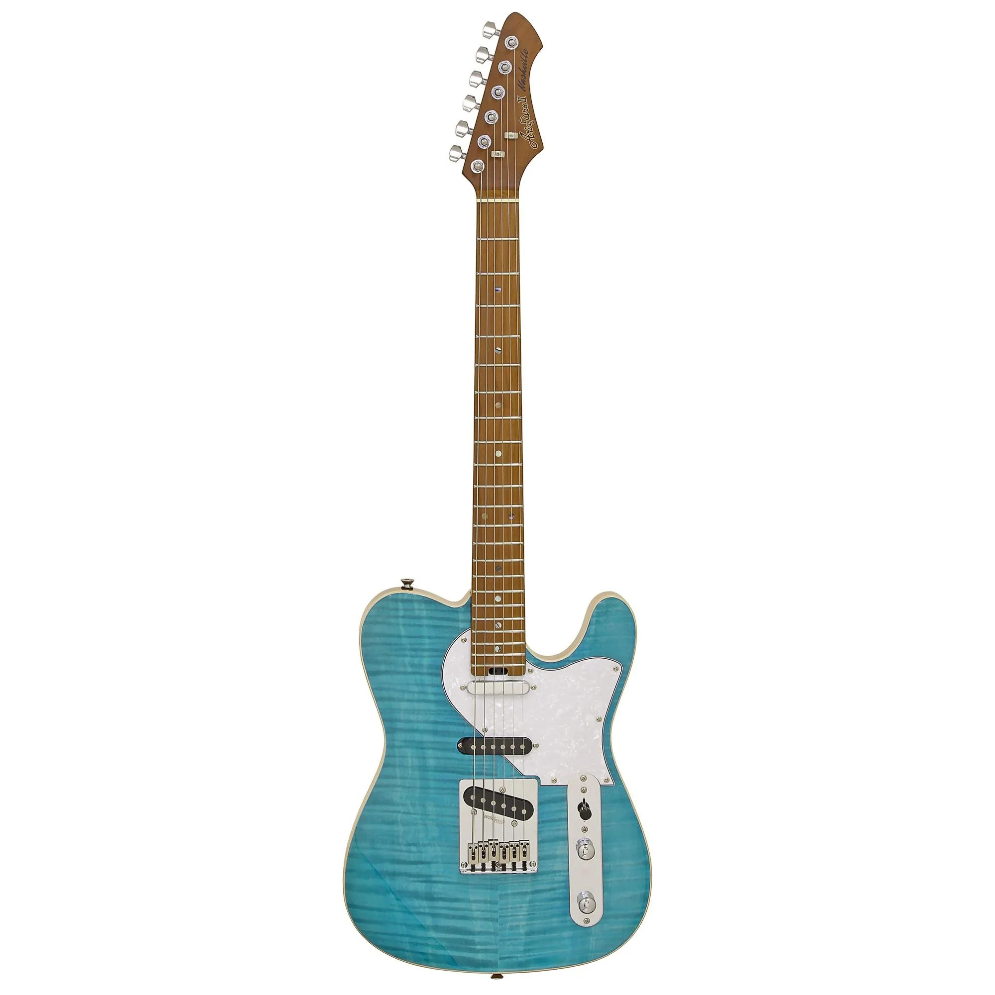 876602b805dd1e1463526e2399783793.png Guitarra Aria Pro II 615-MK2 Nashville Turquoise Blue - Imagem 1