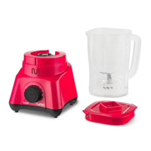 Liquidificador Turbo 2,1L 2 Velocidades 550W 220V Vermelho Multi Home - LQ554 - Imagem 5