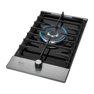 Cooktop a Gás Fischer 1 Boca Tripla Chama Platinium com Trempe de ferro fundido Mesa Vidro Bivolt - Imagem 3