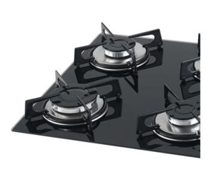 Cooktop a Gás 4 Bocas Fischer, Mesa de Vidro 220V - Imagem 3