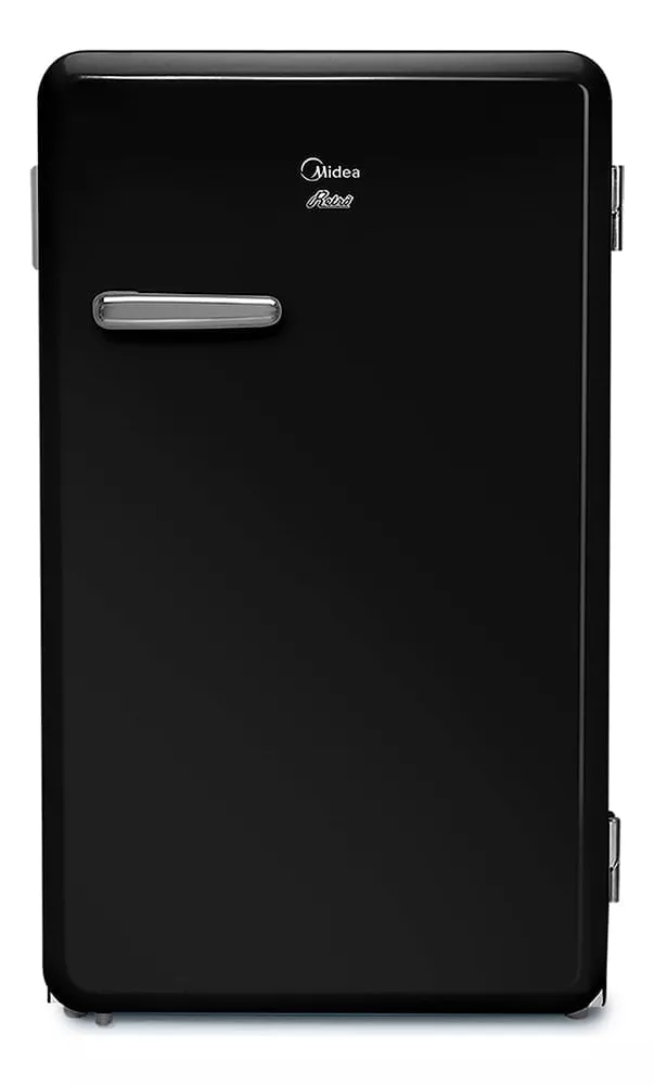 8bcd1734df6e1b5ac079f85d7c33bd99.png Frigobar Retrô Preto Onix 95 Litros Midea 220V - Imagem 1