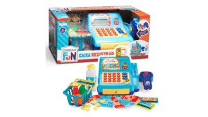 Caixa Registradora Azul Com Luz e Som Creative Fun Multikids - BR386 - Imagem 2
