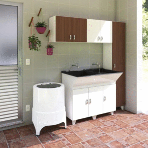 Tanquinho de Lavar Roupa Mueller Plus 4,5 kg com agitador eficiente 220V - Imagem 3