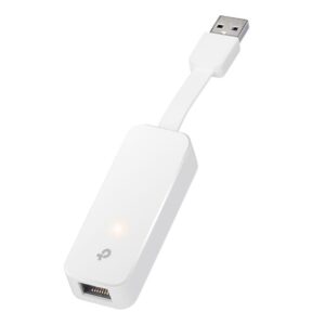 Adaptador de Rede TP-Link, Ethernet Gigabit, USB 3.0, Branco  UE300