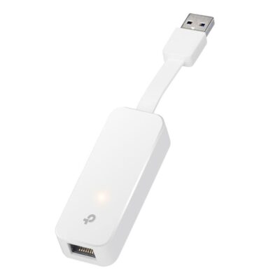 Adaptador de Rede TP-Link, Ethernet Gigabit, USB 3.0, Branco  UE300