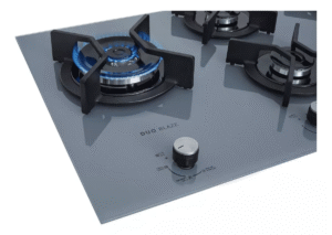 Cooktop a Gás Fischer 5 Bocas Tripla Chama Infinity Duo com Trempe de ferro fundido Mesa Vidro Bivolt - Imagem 3