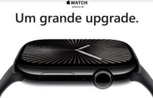 Apple Watch Series 10 GPS Caixa Preta Brilhante de Alumínio 42mm Pulseira Esportiva Preta P/M - Imagem 4