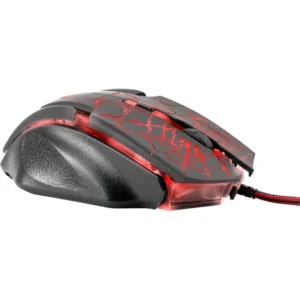 Mouse Gamer USB 3200DPI Spider 2 OM-705 Preto/Vermelho Fortrek - Imagem 4