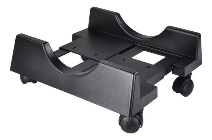 970379778ea07e9520ef01c2e5d59d35.png Suporte para Cpu,Gabinete, Computador Com Rodinhas (Ajustável) Cor Preto - Imagem 1