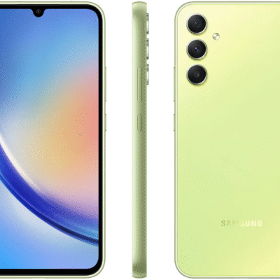 Smartphone Samsung Galaxy A34 128GB Verde Lima 5G Octa-Core 6GB RAM 6,6" Câm. Tripla + Selfie 13MP Dual Chip