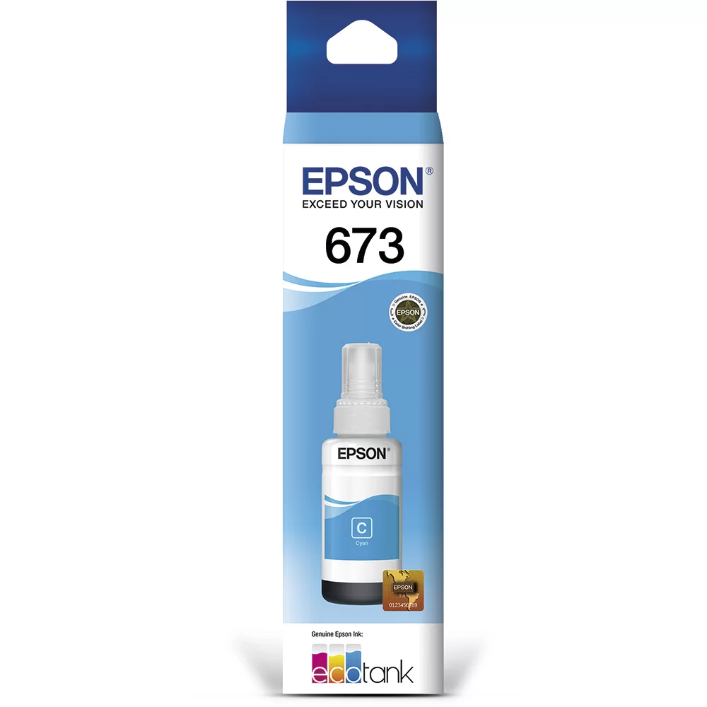 97e434d732d642ea4fbea74cb7720aff.png Garrafa para Ecotank L800 ciano - T673 - T673220AL - Imagem 1