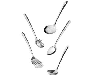 Jogo Utensílios De Cozinha Inox 5 Peças Up Home - UD011 - Imagem 3