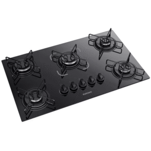 Cooktop a Gás 5 Bocas Itatiaia Essencial, Mesa de Vidro Temperado, Preto Bivolt - Imagem 2