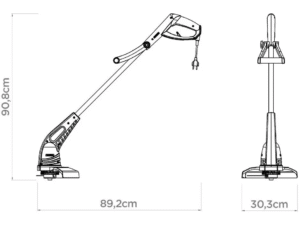 Aparador de Grama Tramontina AP1500T 1500W - Elétrico com Fio de Nylon Corte de 28cm - Imagem 3