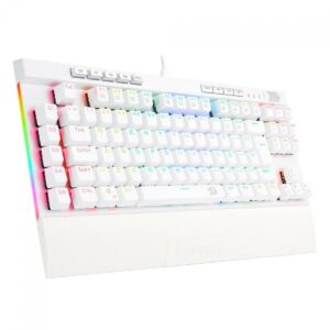 Teclado Mecânico Gamer Redragon K587 Magic-Wand Pro RGB, Switch Blue, White, ABNT, TKL, K587W-RGB-PRO (PT-BLUE) - Imagem 2