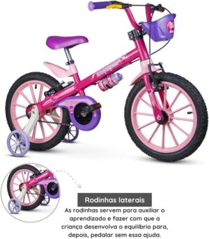 BICICLETA ARO 16 TOP GIRLS 05 NATHOR - Imagem 6