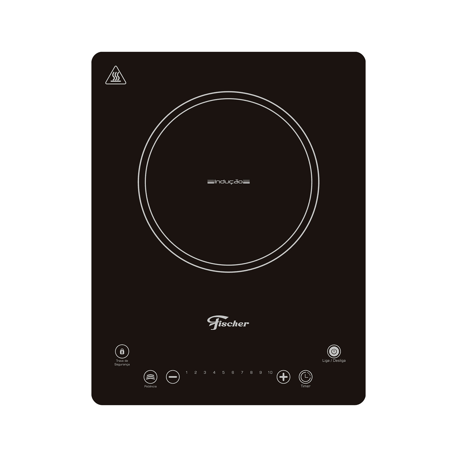 a1f04f0d2d26cdcb5b780a6c29962760.jpg Cooktop de Indução Fischer 1 Boca com Touch Screen Portátil - Imagem 1