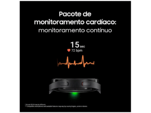 Smartwatch Samsung Galaxy Watch FE 40mm Preto 16GB Bluetooth - Imagem 3