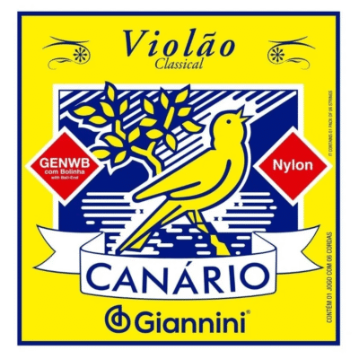 Corda Giannini para Violão Aço com Bolinha Série Canário