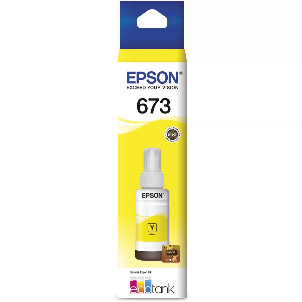 a3af739b33d87ec78b4d5328333c74ab.png Garrafa para Ecotank L800 amarelo - T673 - T673420AL - Imagem 1