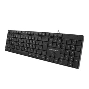 Teclado USB Multimídia KB-M11BK Preto C3Tech - Imagem 2