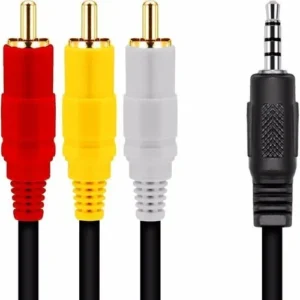 Cabo P2 3.5mm X 3 Rca Macho  - diversas
