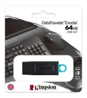 Pen Drive DataTraveler Exodia 64GB Kingston com Conexão USB 3.2 - Imagem 4