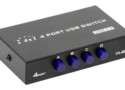Seletor Usb 4 Entradas X 1 Saída 1a4b