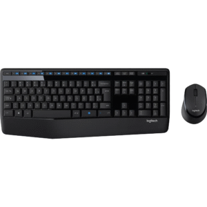 Kit wireless Combo Teclado e Mouse sem fio Logitech MK345 com Teclado com Apoio para as Mãos e Mouse Destro - Conexão US - Imagem 4