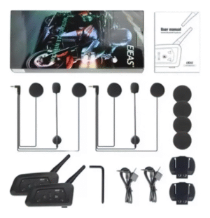 Intercomunicador Capacete Moto V6 ( Par ) - Imagem 3