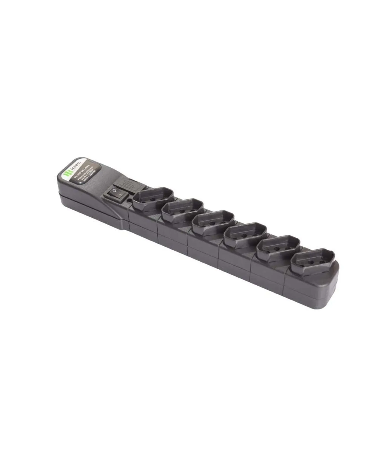 ae59d0edc4bc9758ed9dcb838a70763d.png Filtro de Linha 6 Tomadas Cabo de 1,20 metros A2263 IPEC - Imagem 1
