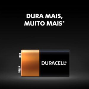 Bateria Alcalina 9v MN16041B1 (C/1 Pilha) Duracell - Imagem 3