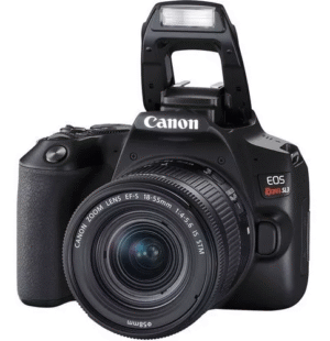 Câmera Canon EOS Rebel Kit SL3 com Lente 18-55mm IS STM DSLR cor preto