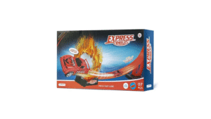 Pista de Corrida Fast Lane Express Wheels com 1 Carrinho Multikids 7pc BR1020