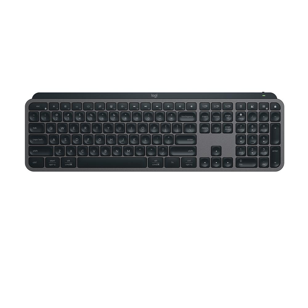 b1012b286dd6259eb0853d7586c8329e.jpg Teclado Sem Fio Logitech MX Keys S, Com Iluminação Inteligente, Bluetooth ou USB, Logi Bolt e Bateria Recarregável, Graf - Imagem 1