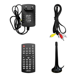 Tv Digital Integrada Monitor Lcd 9 Hd Com Pen Drive E Sd + Controle Remoto - Knup - Imagem 4