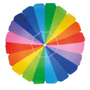Guarda-Sol 2,20m de Poliéster Rainbow Alumínio