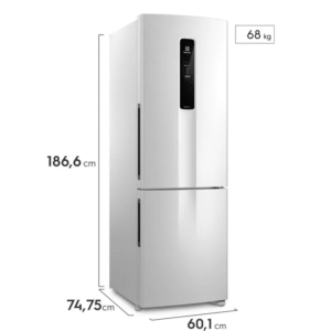 Geladeira Electrolux Frost Free 400L Efficient AutoSense Inverse Branca (DB44) 220V - Imagem 2