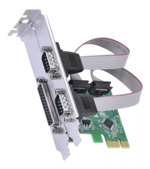 Placa Serial Rs232 Pci-e Express X1 Com 2 Portas Serial Db9