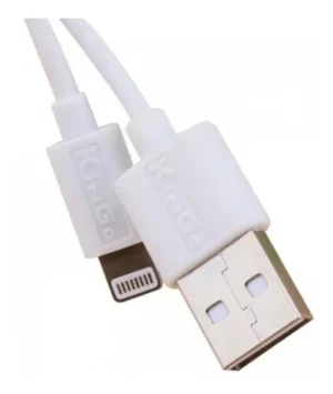 Cabo Carregador Lightning 1m 2,1a U201 Kingo - Imagem 2