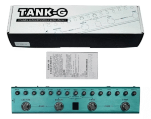 Pedaleira M-vave Tank-g Pedal De Guitarra Cor Verde-claro - Imagem 5