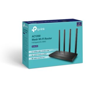 Roteador TP-Link Archer C6 V4, AC1300, Gigabit, MU-MIMO, Wi-Fi 5, Dual Band, 4 Antenas - Imagem 4
