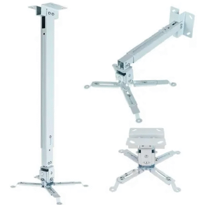 Suporte Projetor Teto e Parede Universal BRANCO