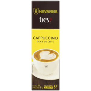 Cápsula de cappuccino, Doce de leite Havanna, Compatível com Cafeteira Tres, 3 Tres corações - CX 10 UN - Imagem 2