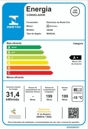 Freezer Horizontal Electrolux 199 Litros, 1 Porta - HE200 - Imagem 5