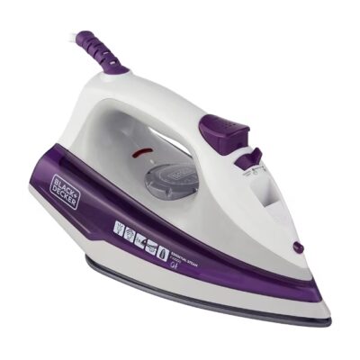 Ferro de Passar a Vapor FX1000 B2 Branco com Lilas Black/Decker