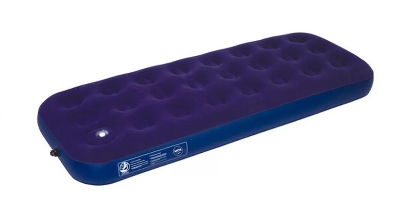 bd2739ee553319819037c916cd4b8f49.jpg Colchão de Solteiro Inflável Mor,PVC Vinil,Capacidade 100Kg,com Fole,Azul - 9071 - Imagem 1