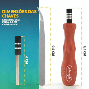 Kit Jogo de Chaves de Precisão 32 Peças Knup KP-AA024 - Imagem 4