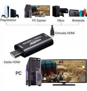 Placa Captura Vídeo Hdmi Usb Full Hd - Imagem 3