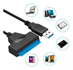 Cabo Usb 3.0 Sata 3 Para Usb - Para Ler Ssd/ Hd Disco Rígido - Imagem 3